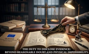 Edwards v. UK – The Duty to Disclose Evidence