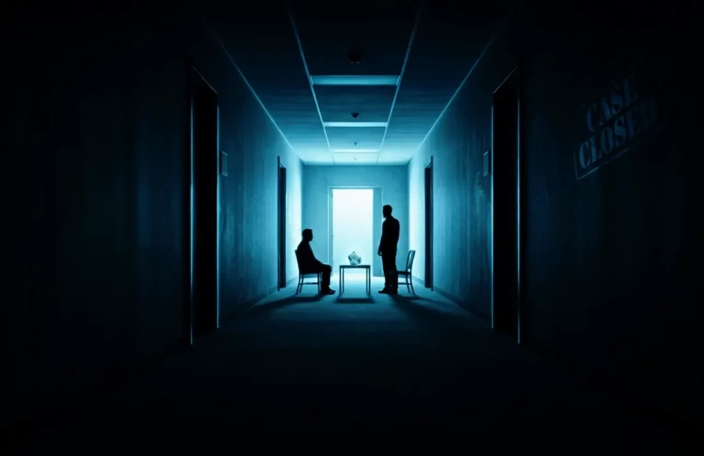 R v Malkinson 2023 conceptual image of a courthouse corridor representing institutional judicial failure and the ignored alternative perpetrator.