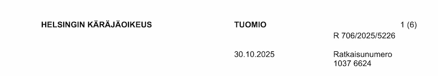 Ruling R-706/2025/5226 - Part 01